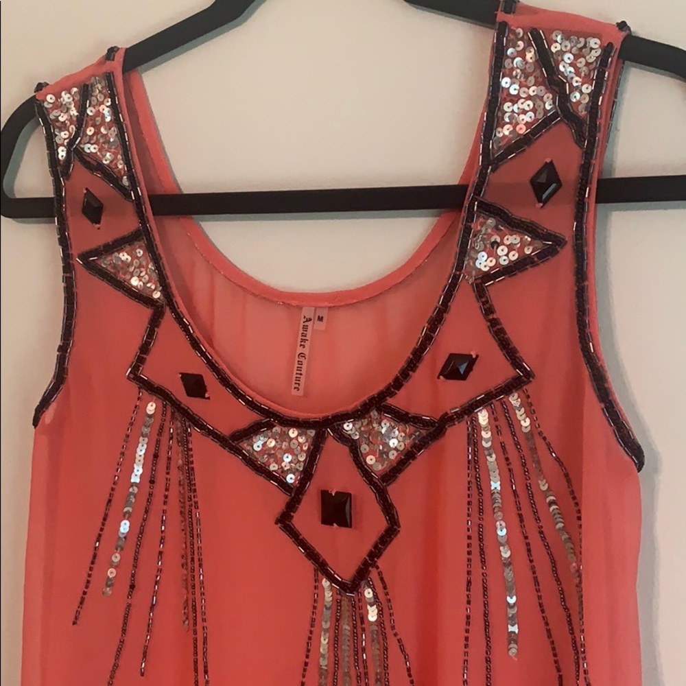 Awake Couture Beaded Top - Picture 3 of 9